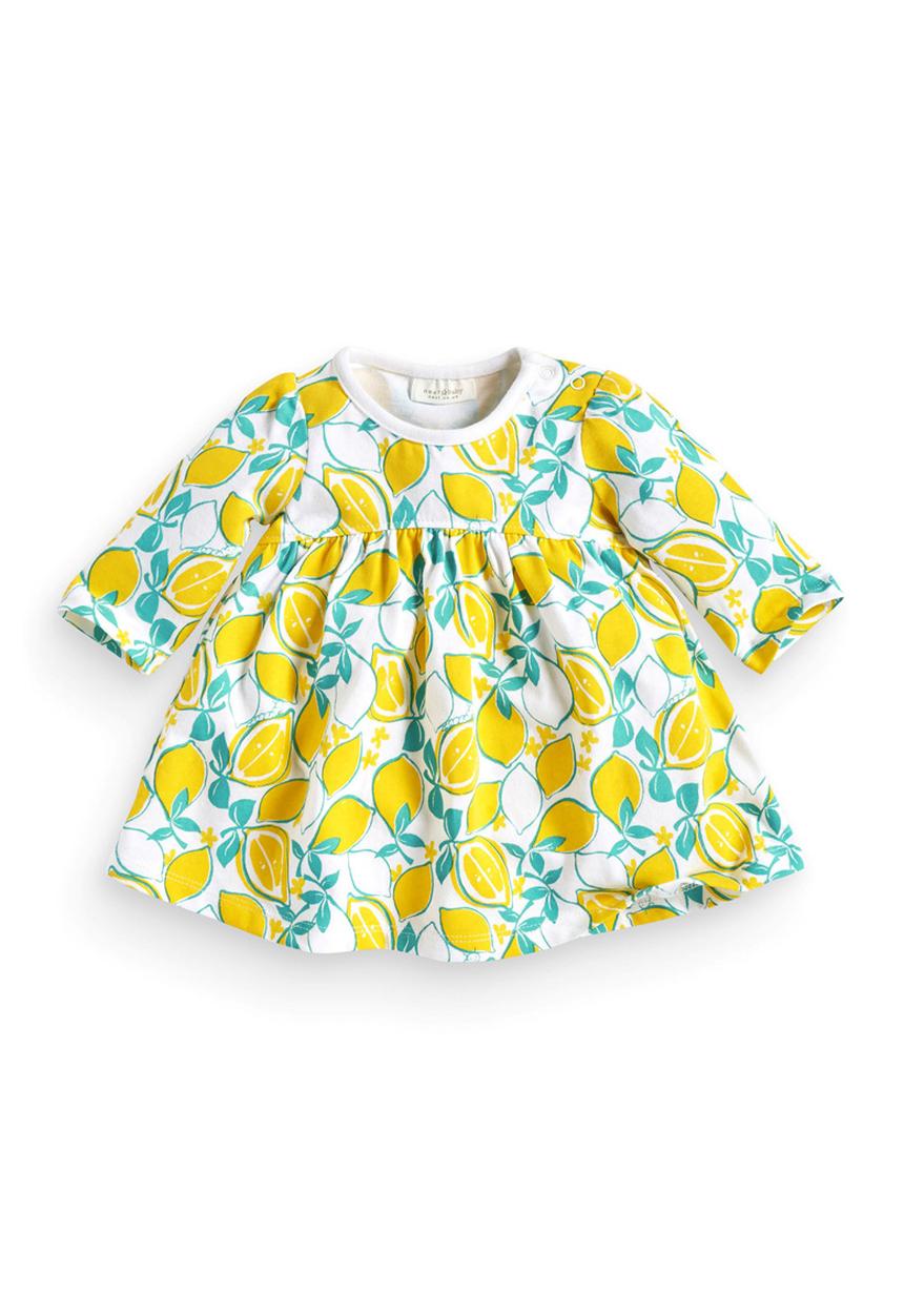 Next - Lemon-print Tunic Yellow/White Yellow and White