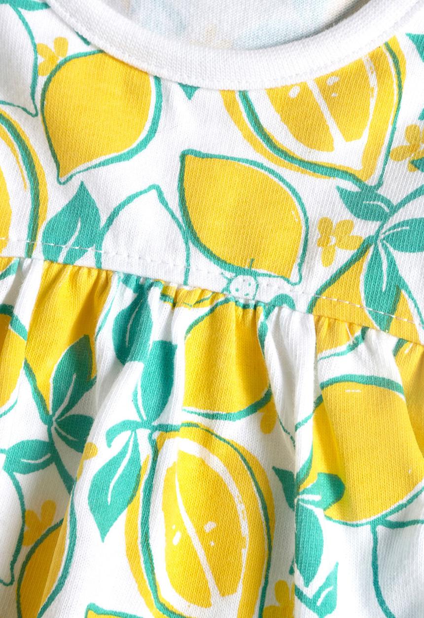 Next - Lemon-print Tunic Yellow/White Yellow and White