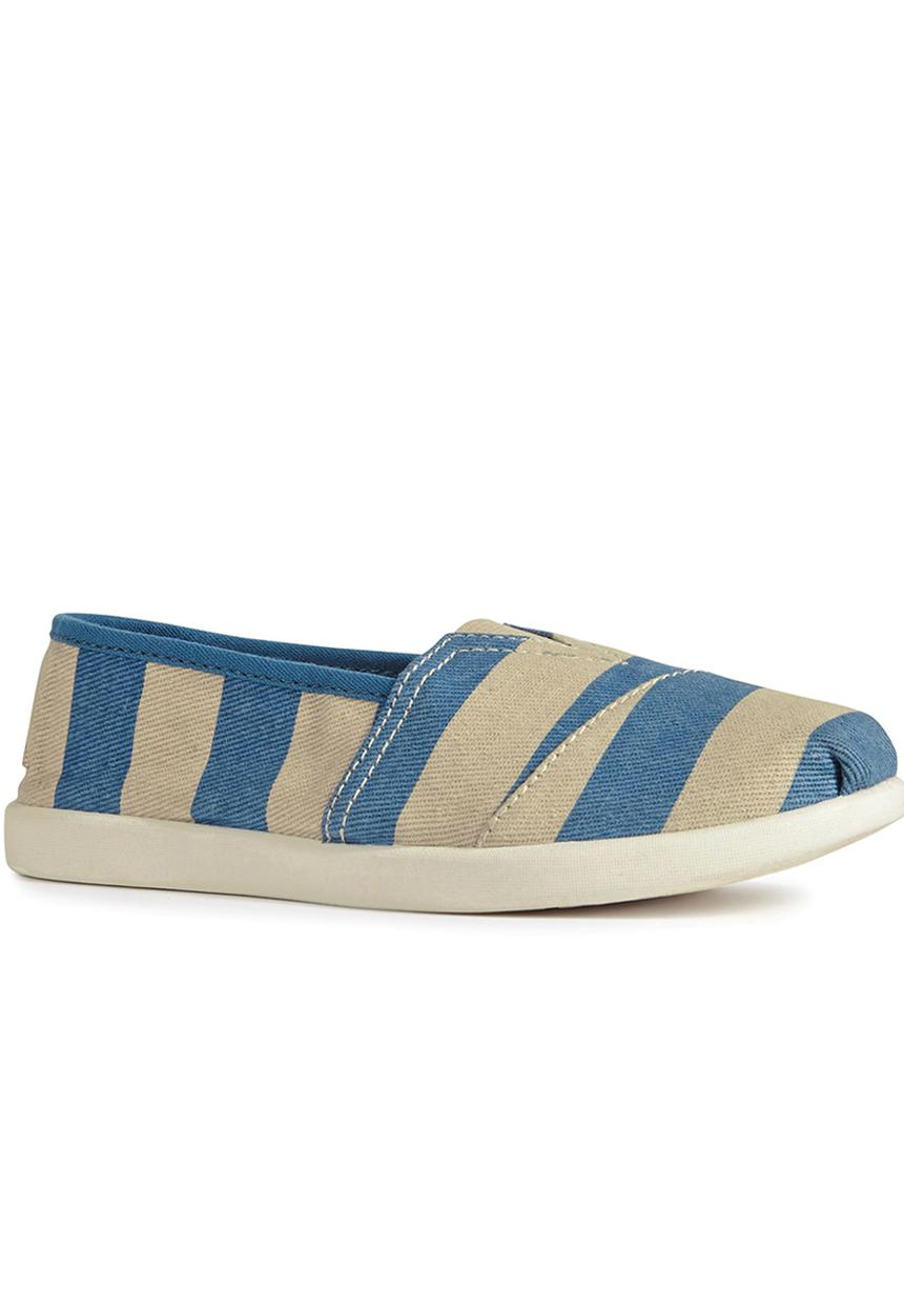 Next - Stripe Espadrilles Blue/White Blue and White