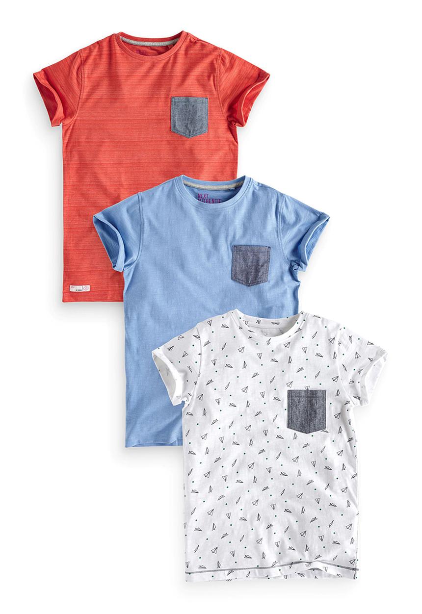 Next - 3 Pack T-shirts Multi-colour