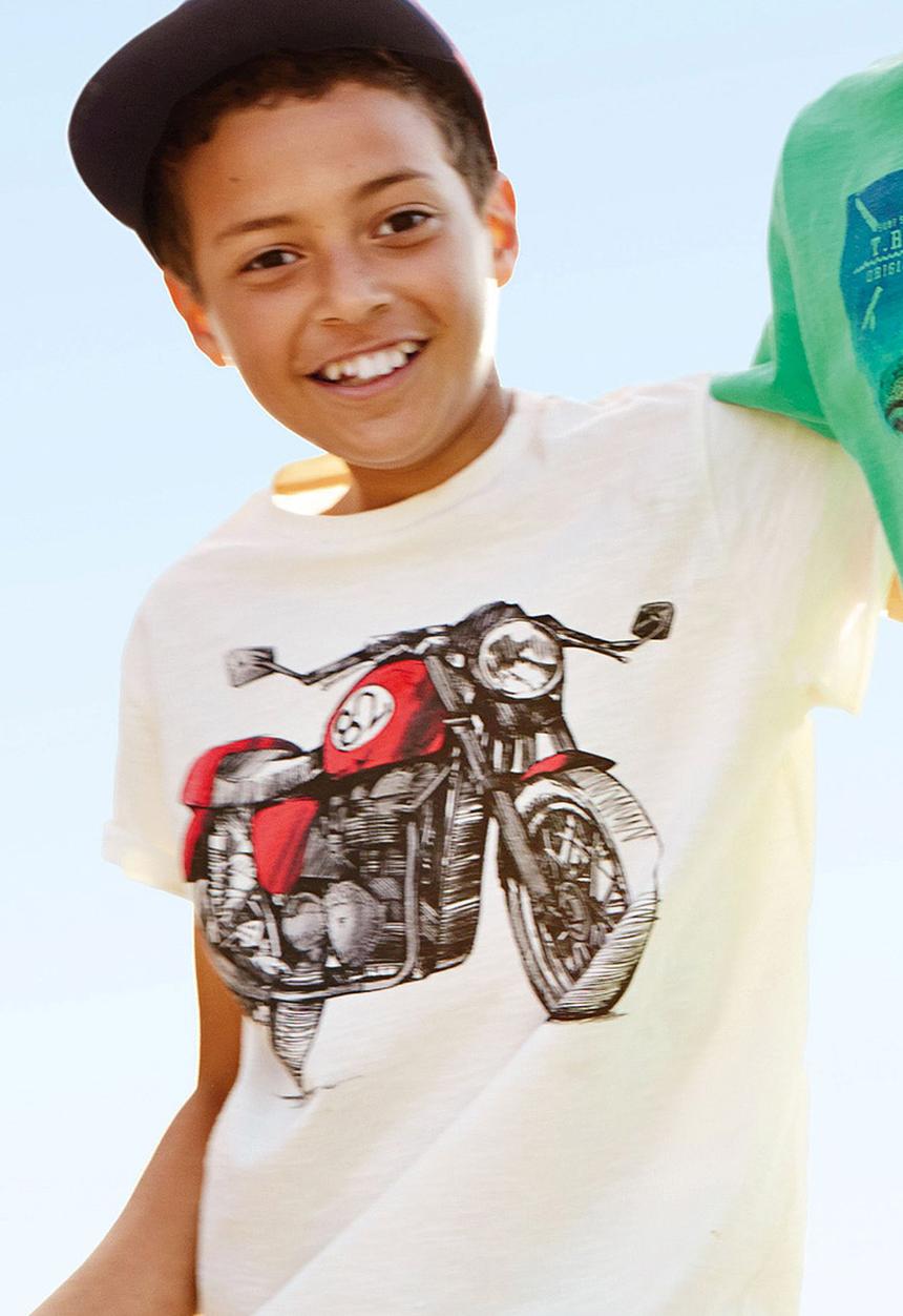 Next - Motorbike T-shirt White