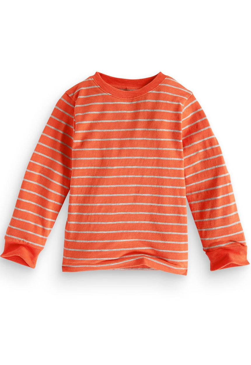 Next - Long-sleeve Stripe T-shirt Orange