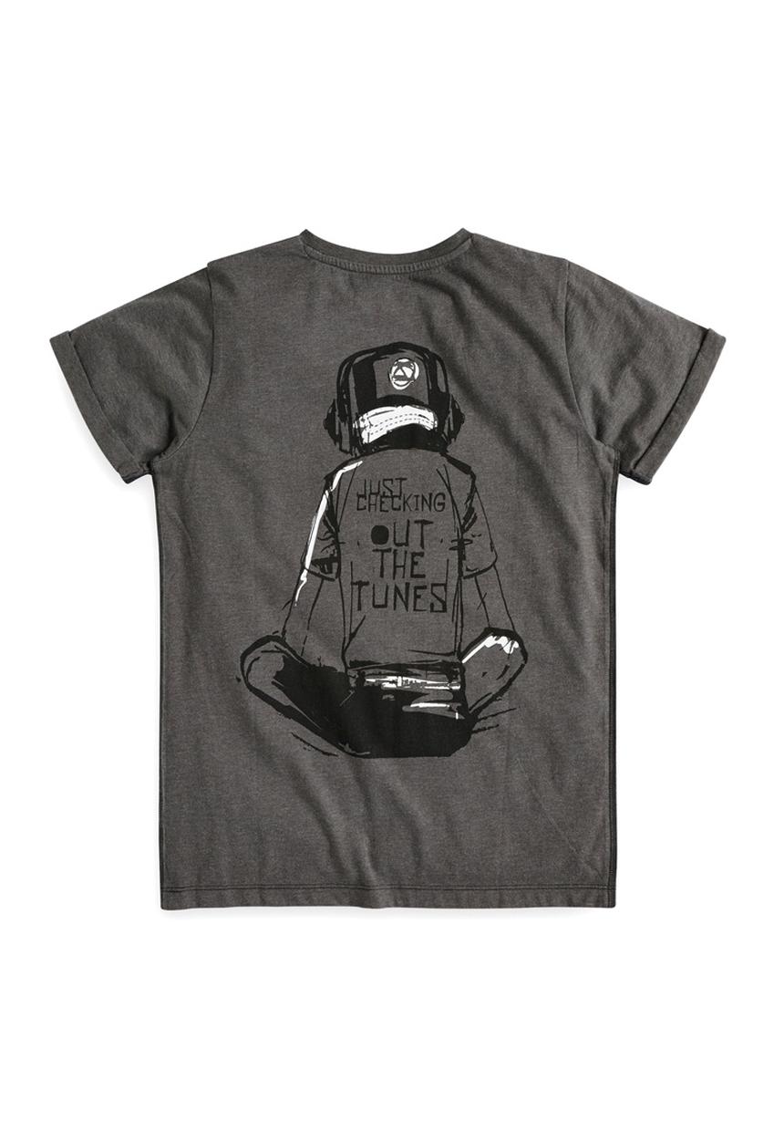 Next - Grey monkey t-shirt Dark Grey
