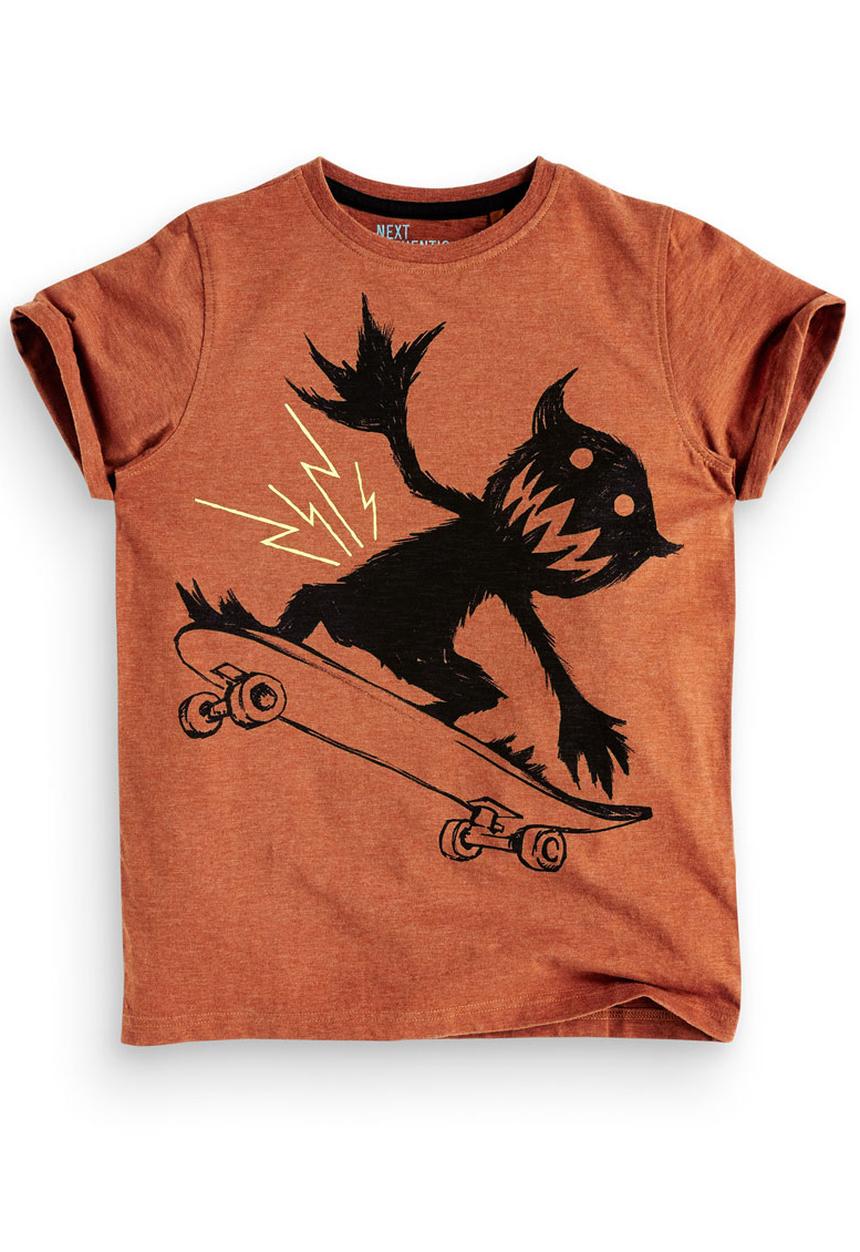 Next - Monster T-shirt Orange