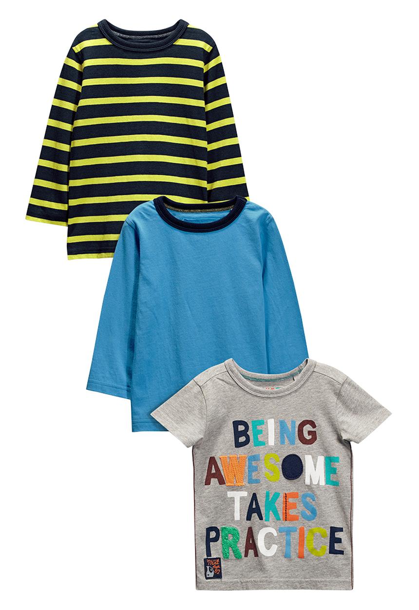 Next - Slogan Tops Three Pack Multi-colour