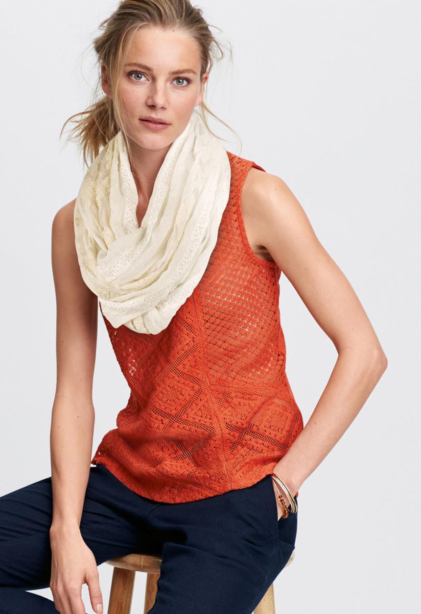 Next - Aztec Jersey Cami Orange