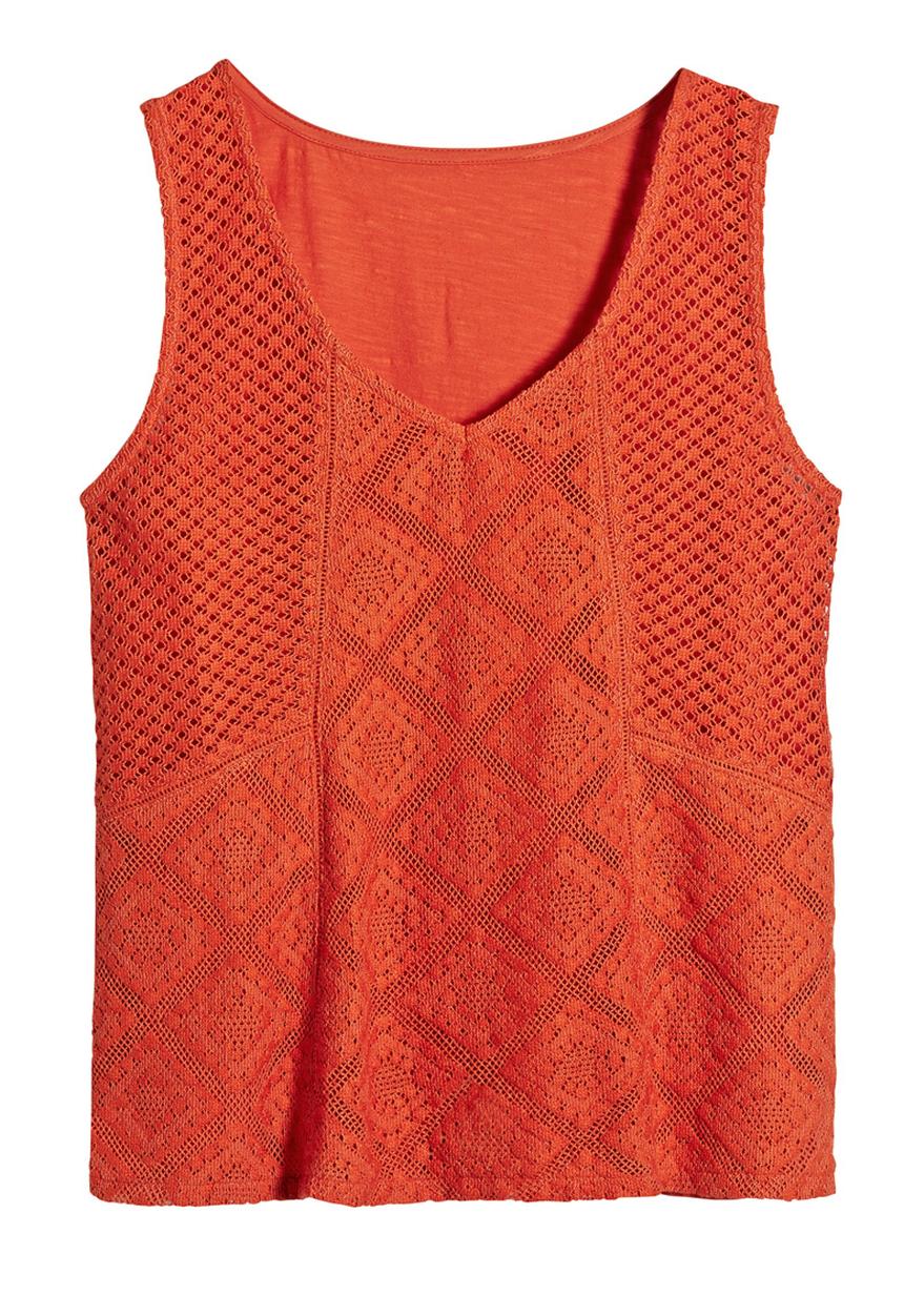 Next - Aztec Jersey Cami Orange