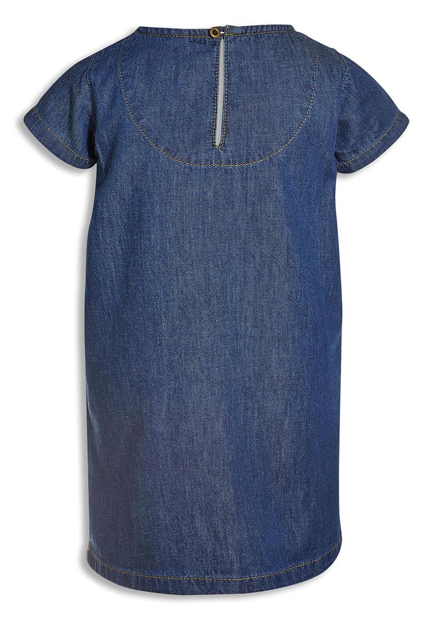 Next - Denim Shift Dress Dark Blue