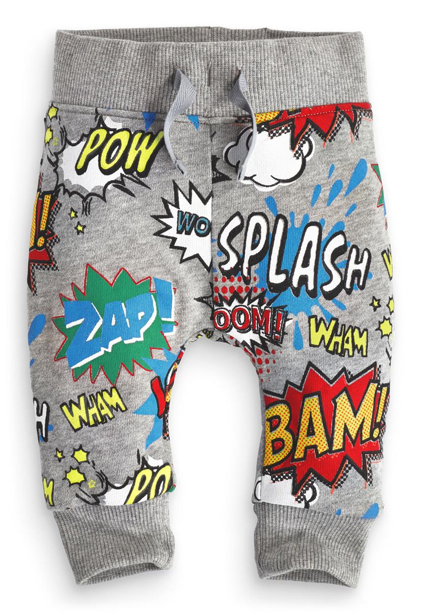 Next - Comic-print Joggers Pale Grey Pale Grey
