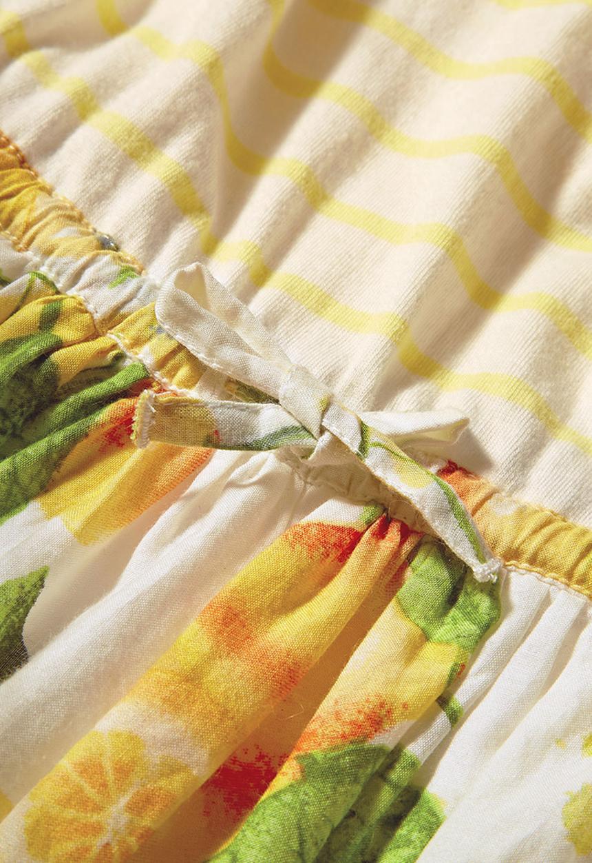 Next - Lemon-print Dress Multi-colour