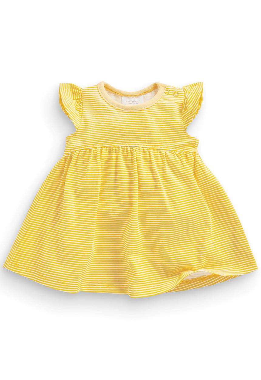 Next - Striped Tunic Yellow/White Yellow and White