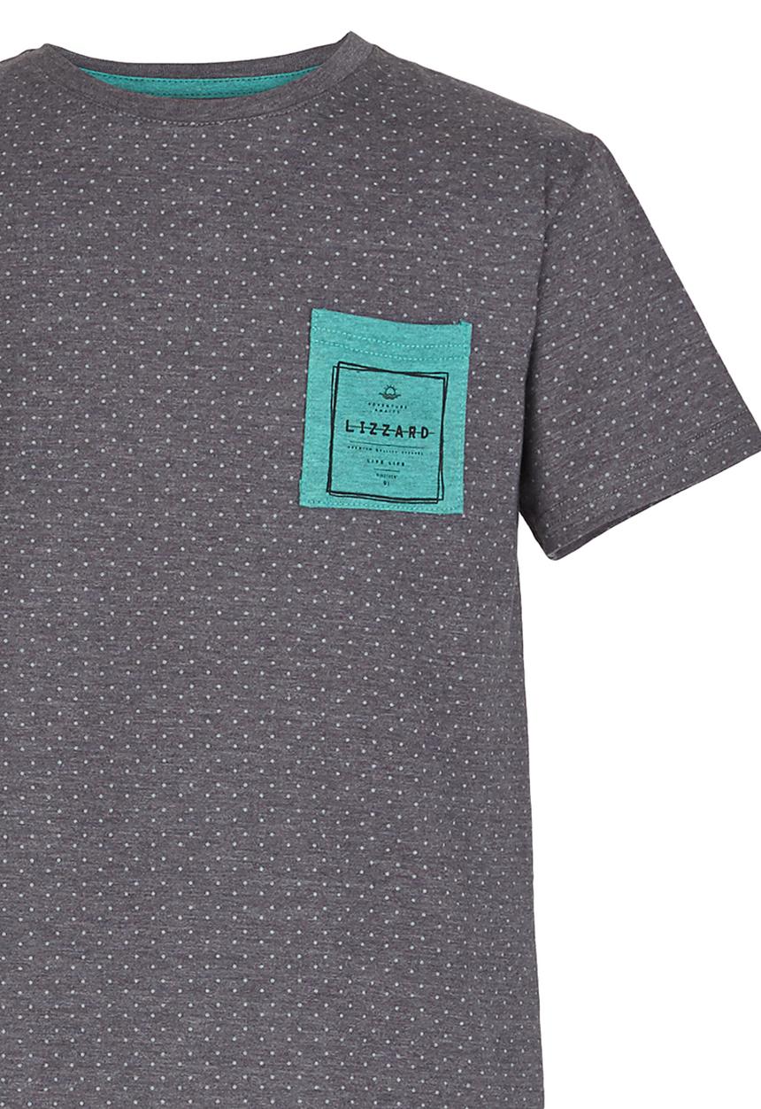 Lizzard - Printed Tee Grey