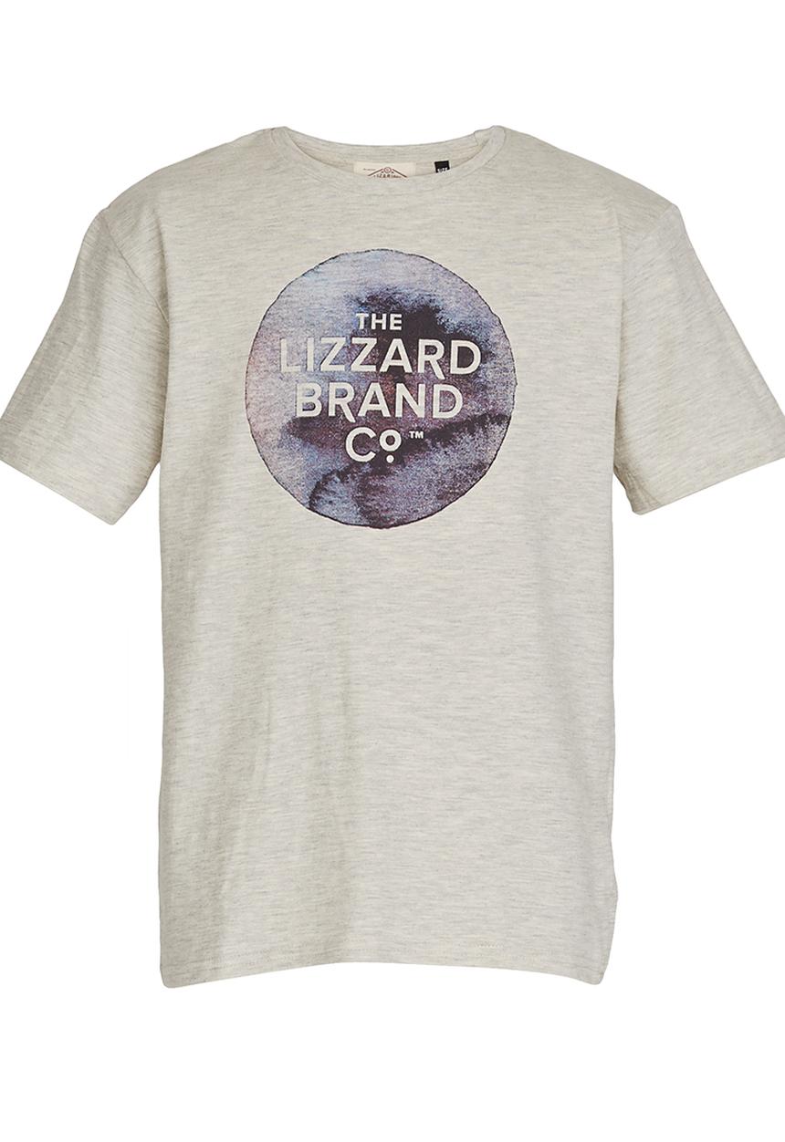 Lizzard - Printed T-Shirt Grey