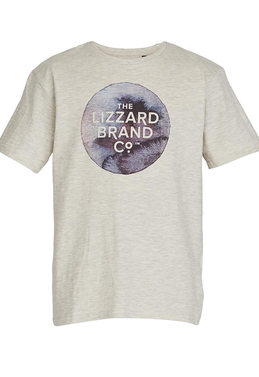 Lizzard - Printed T-Shirt Grey