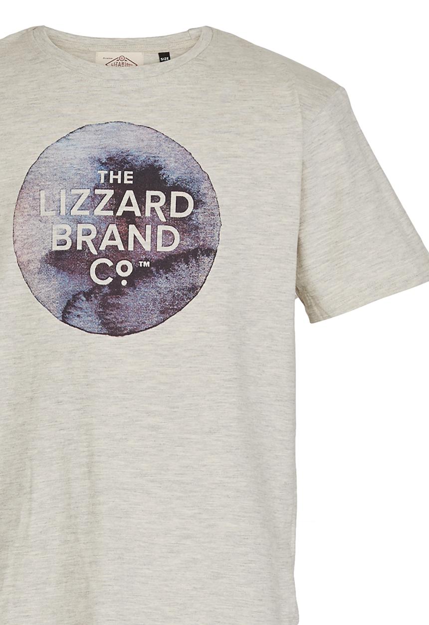Lizzard - Printed T-Shirt Grey