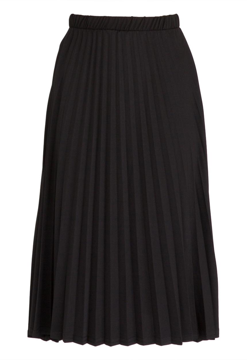edit - Knit Workwear Skirt Black