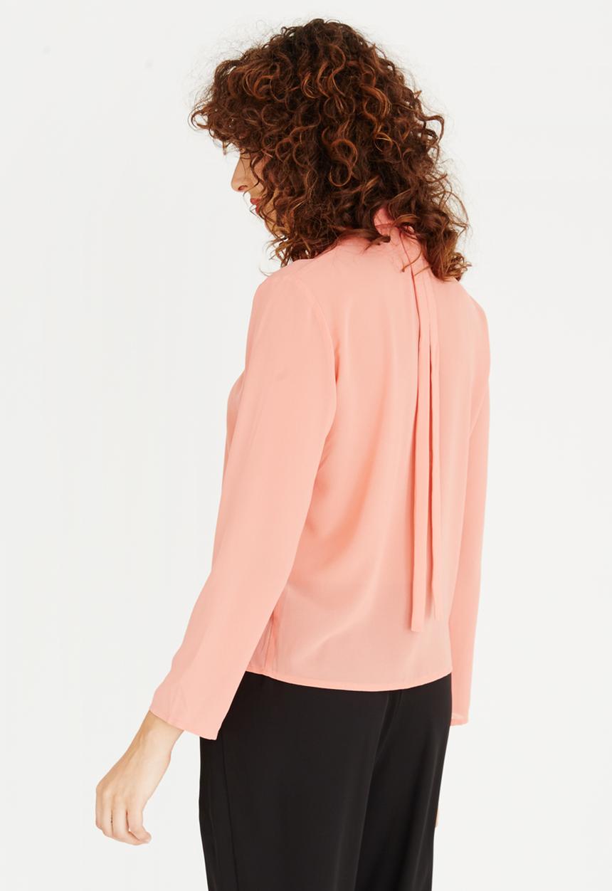Somerset Jane - Adora Wrap Shirt Coral