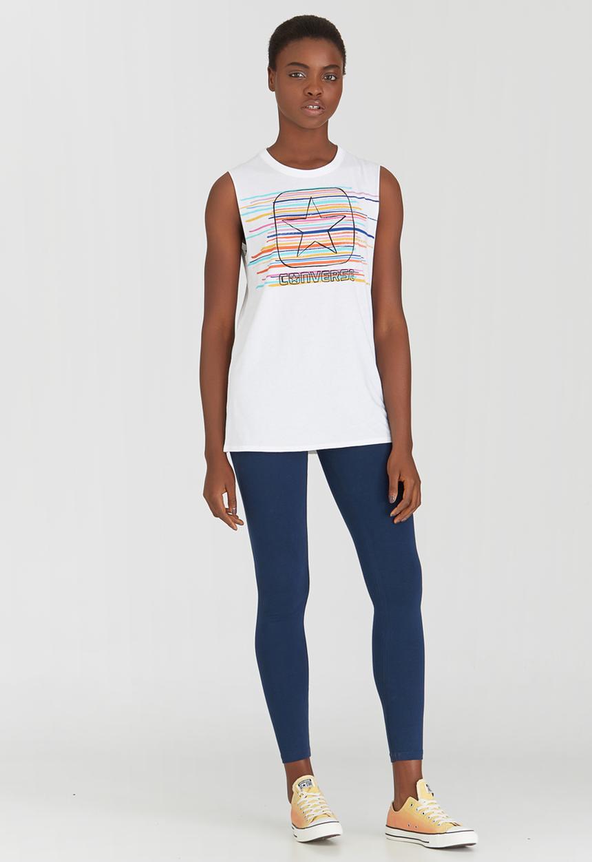 Converse - Festival Box Star Muscle Tee White
