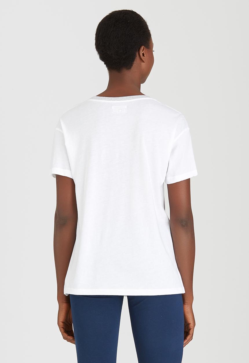 Converse - Slouchy Crew Tee White