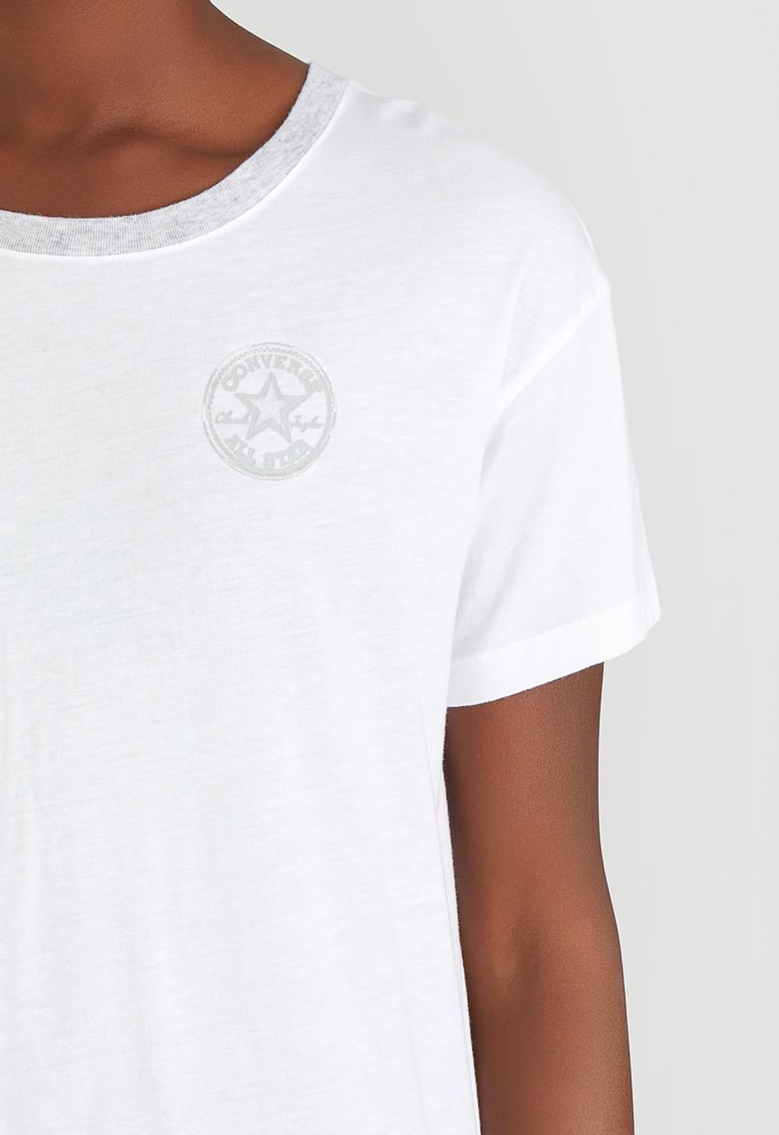 Converse - Slouchy Crew Tee White