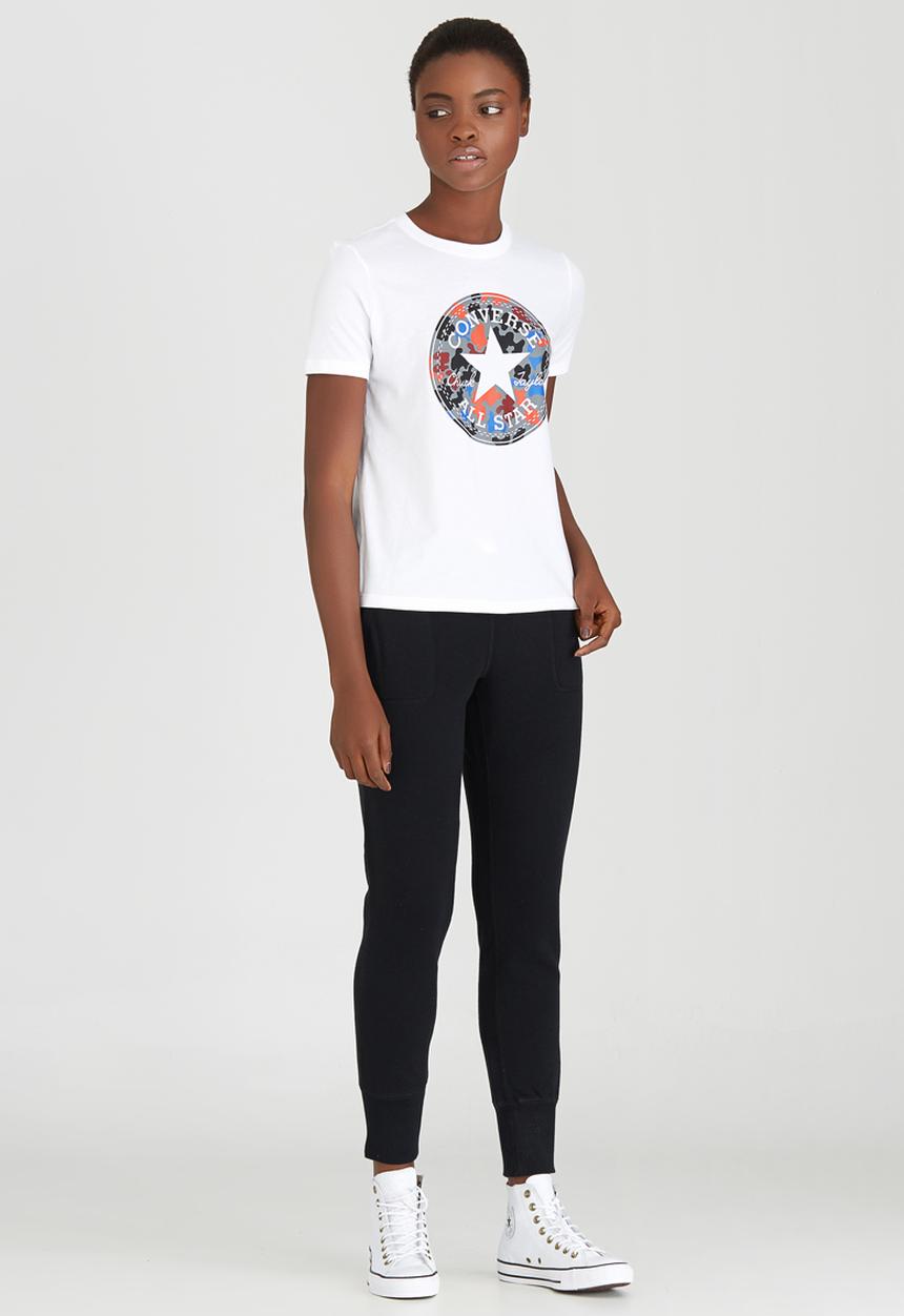 Converse - Camo Fill Chuck Patch Crew Tee White