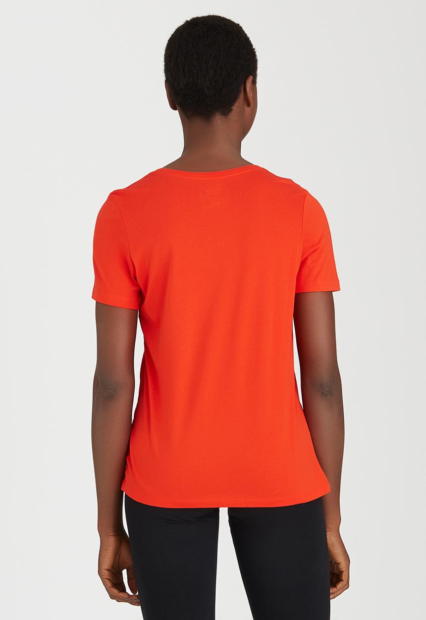 Converse - Star Easy V-neck Tee Red
