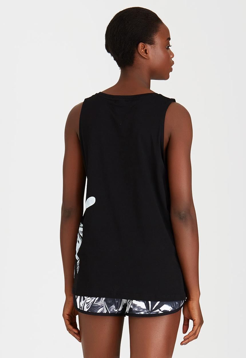 PUMA - Printed Logo Tank Black