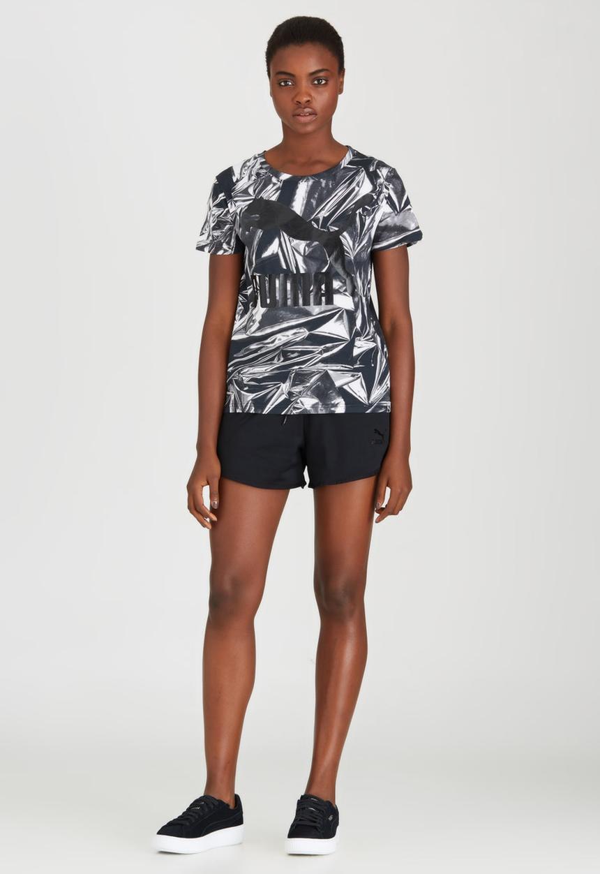 PUMA - Printed Tee Black and White