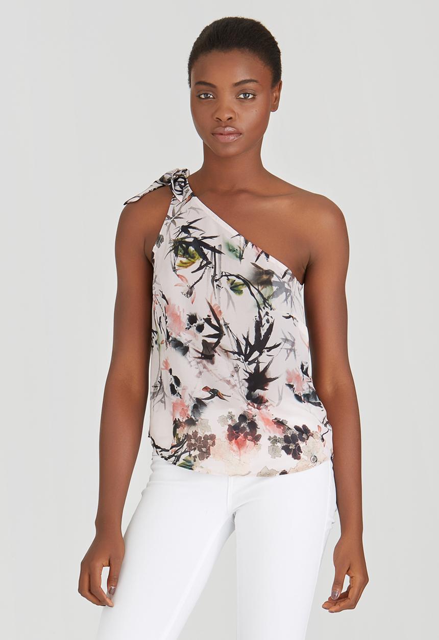 Sassoon - Defensive One Shoulder Top Mid Pink