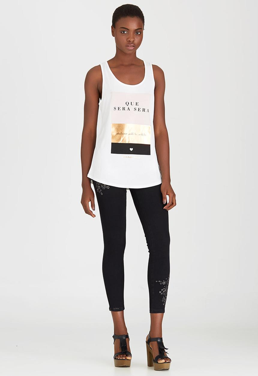 SISSY BOY - Que Sera Sera Vest Off White