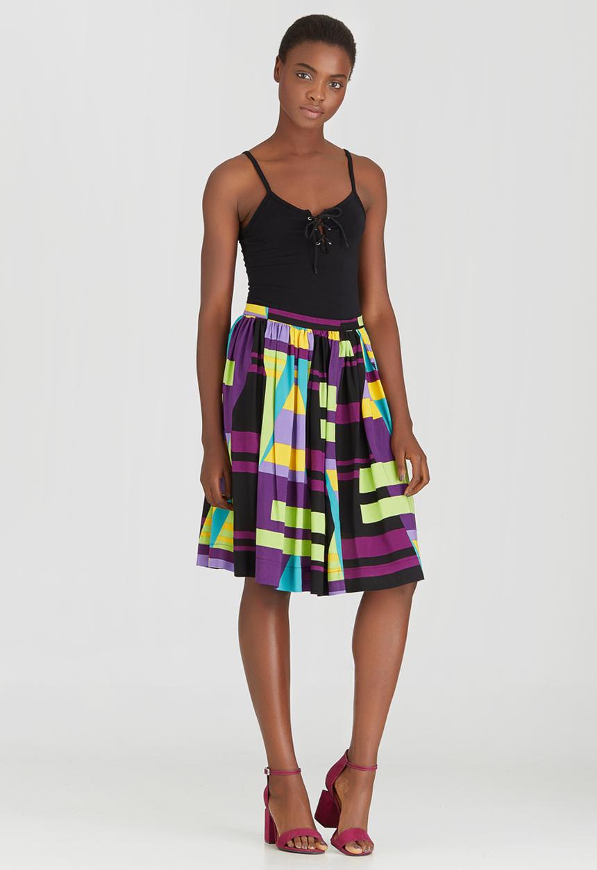adam&eve; - Angelique Skirt Mid Purple