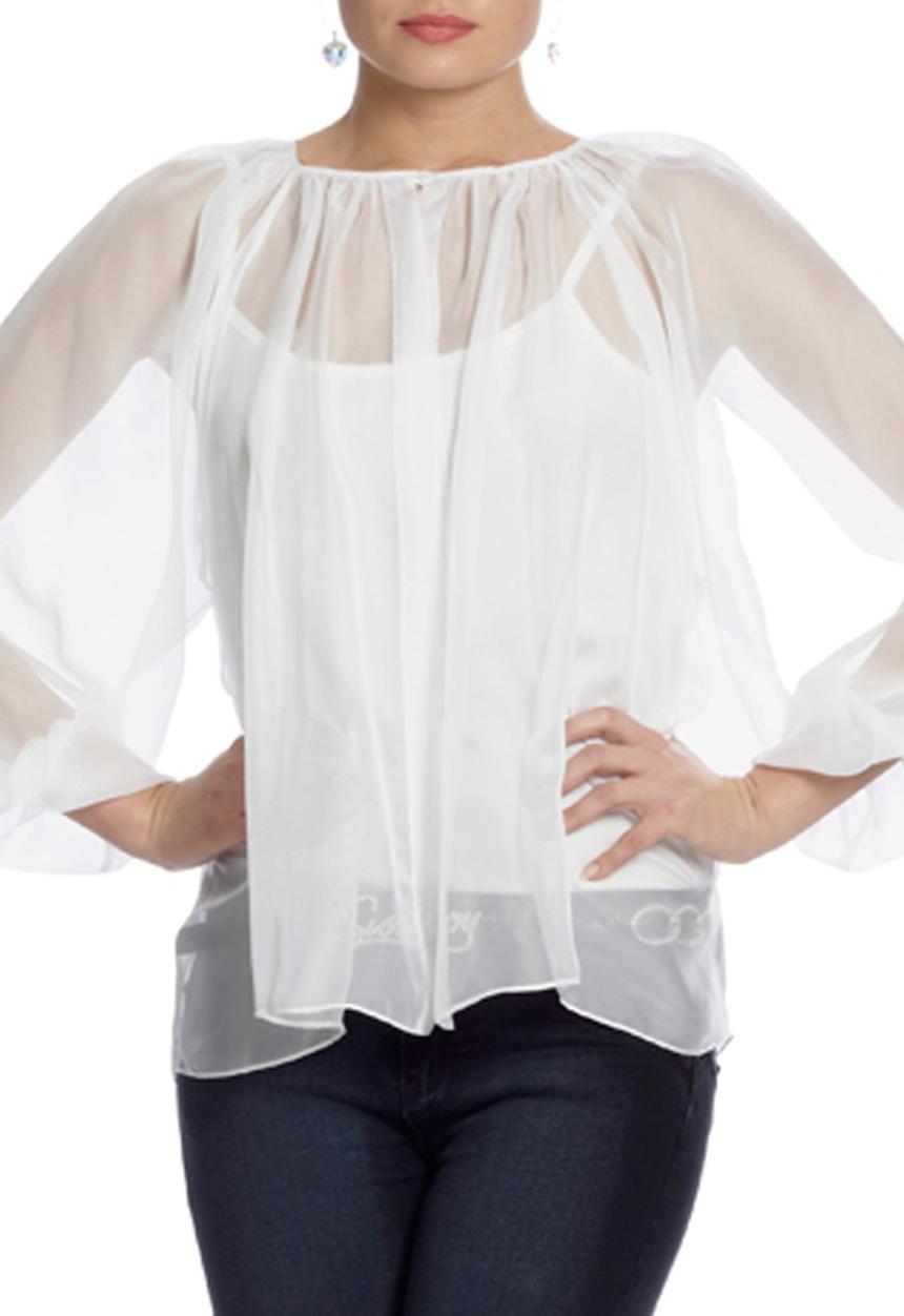DANIELLE MARGAUX - Soft white shirt