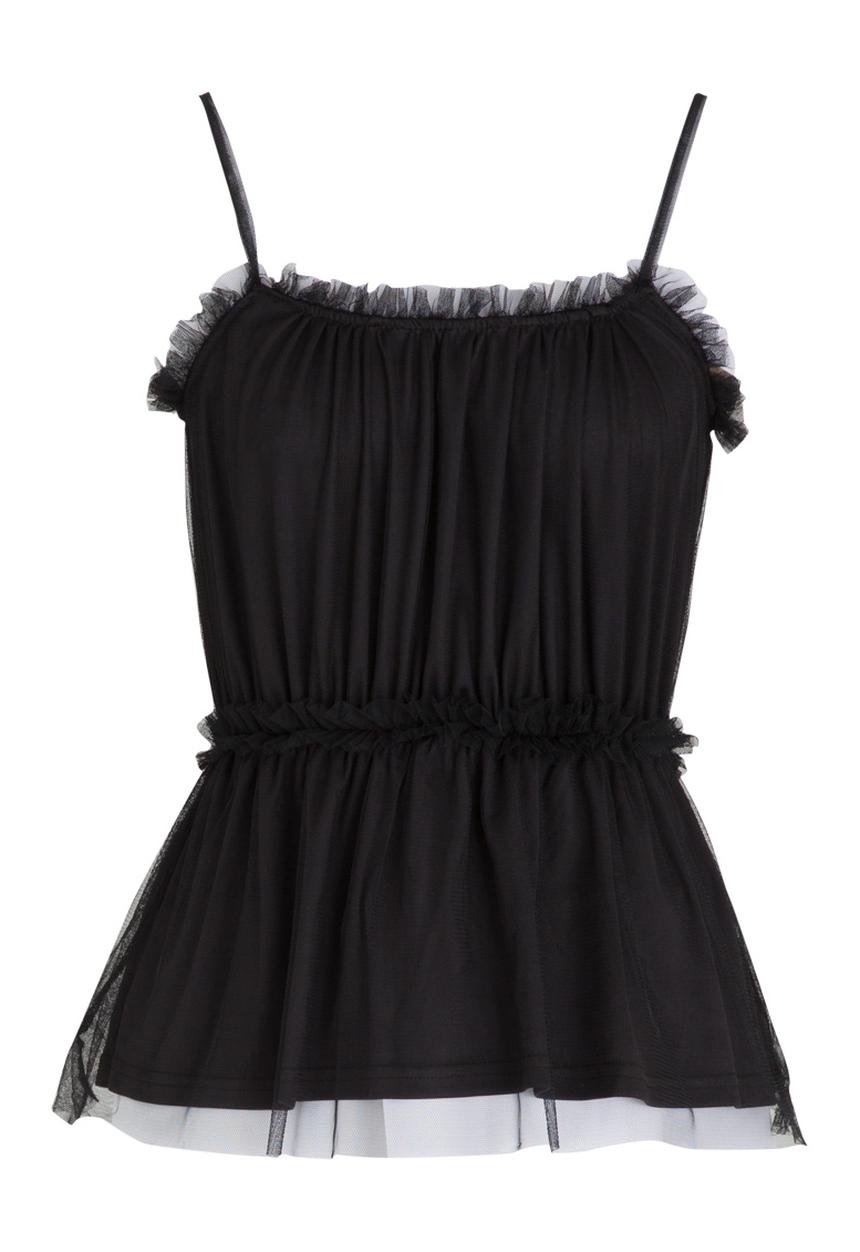 STYLE REPUBLIC - Mesh Tier Cami Black