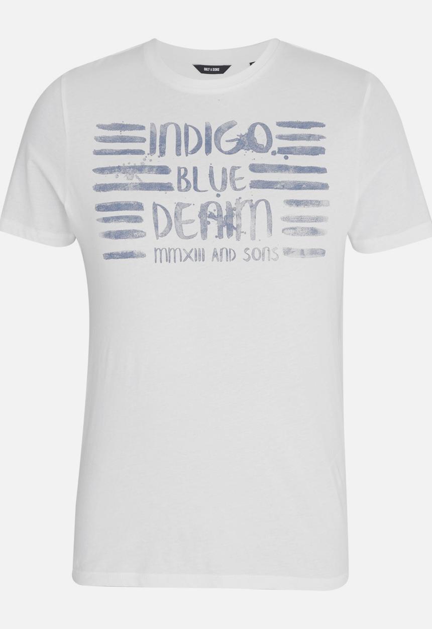 Only & Sons - Baldur Slim Fit Crew Neck Tee Cream