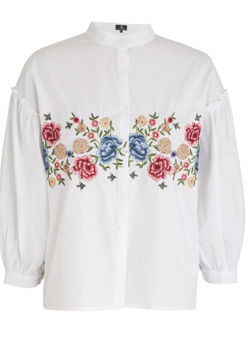 STYLE REPUBLIC - Embroidered Shirt White