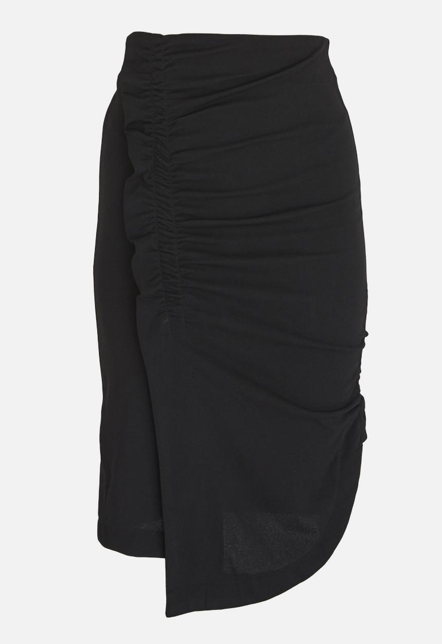 STYLE REPUBLIC - Ruched Detail Skirt Black