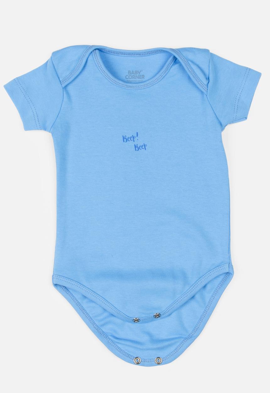 Baby Corner - 3 Pack Car Bodysuit Multi-colour