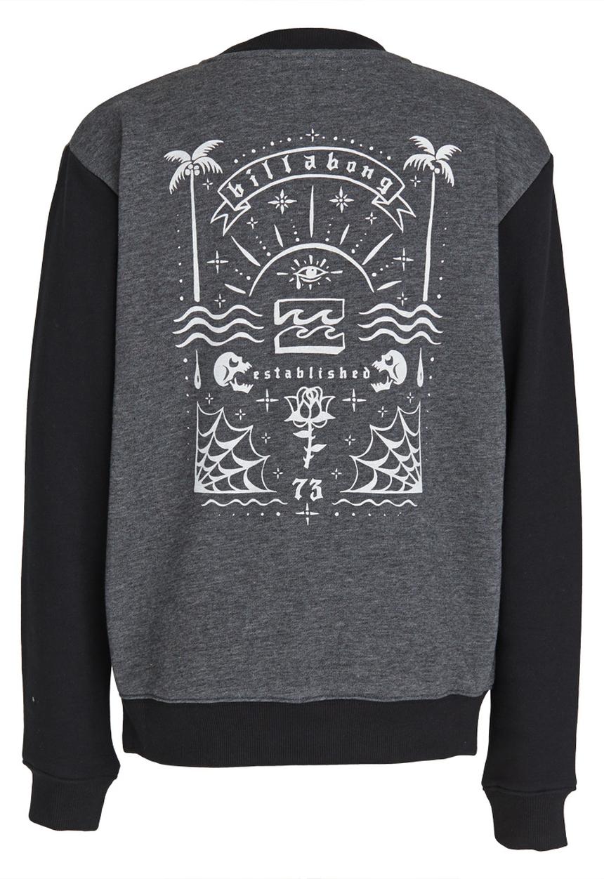 Billabong  - Gasta Paradise Contrast Crew Grey Melange
