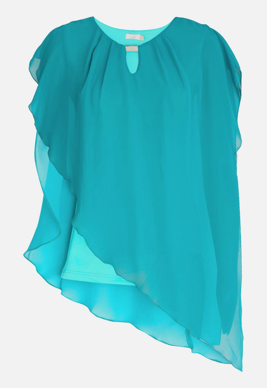 edit - Double Layer Blouse Green