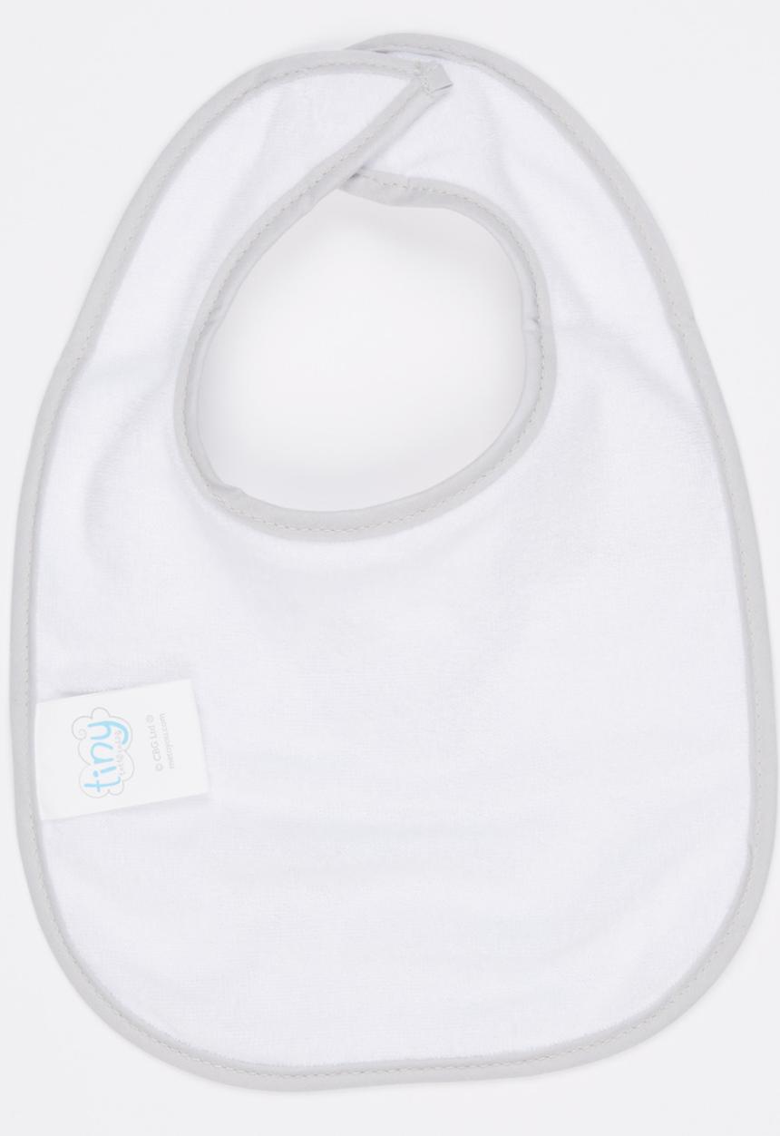 Character Baby - Tatty Teddy Jersey Bib White