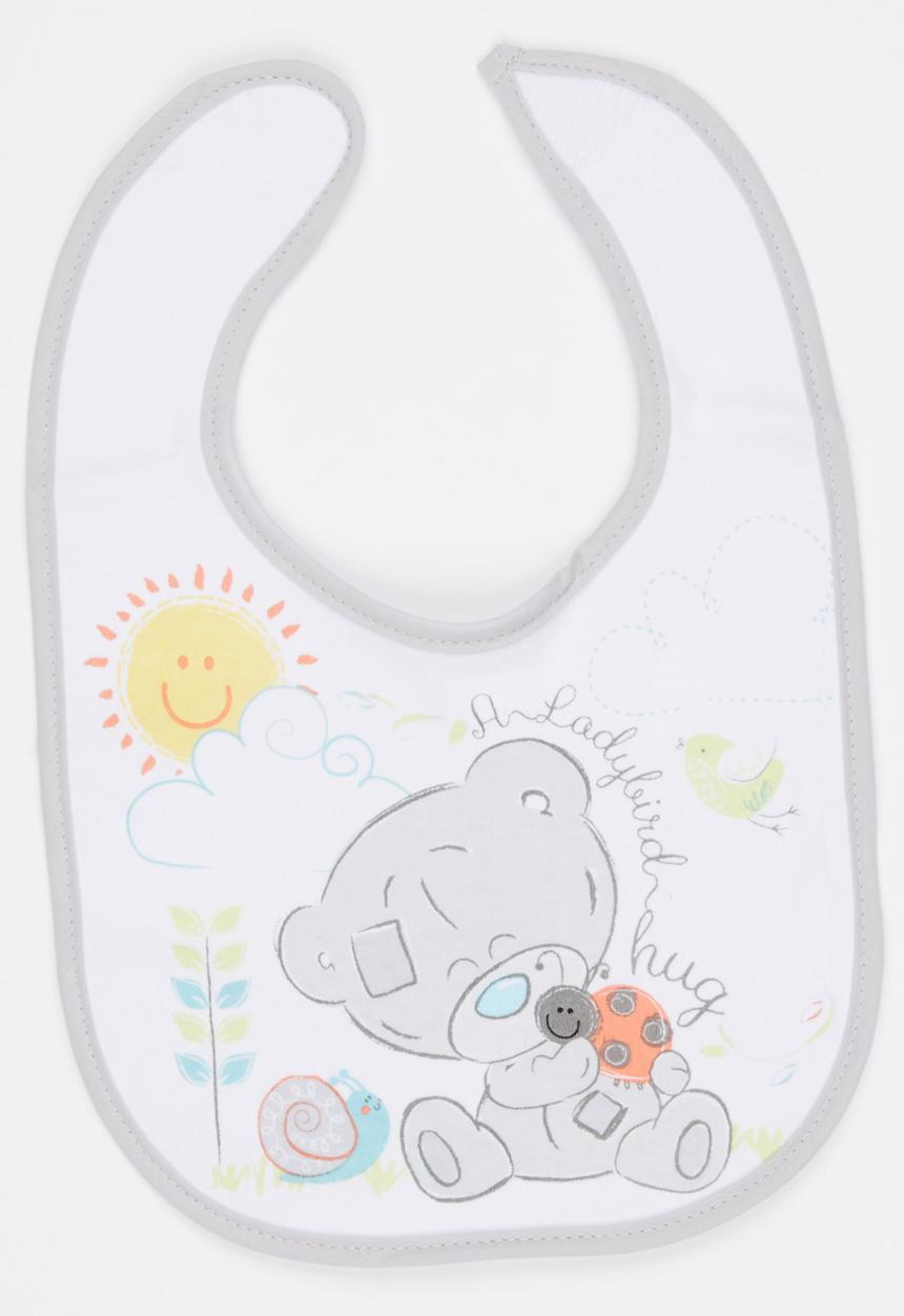 Character Baby - Tatty Teddy Jersey Bib White