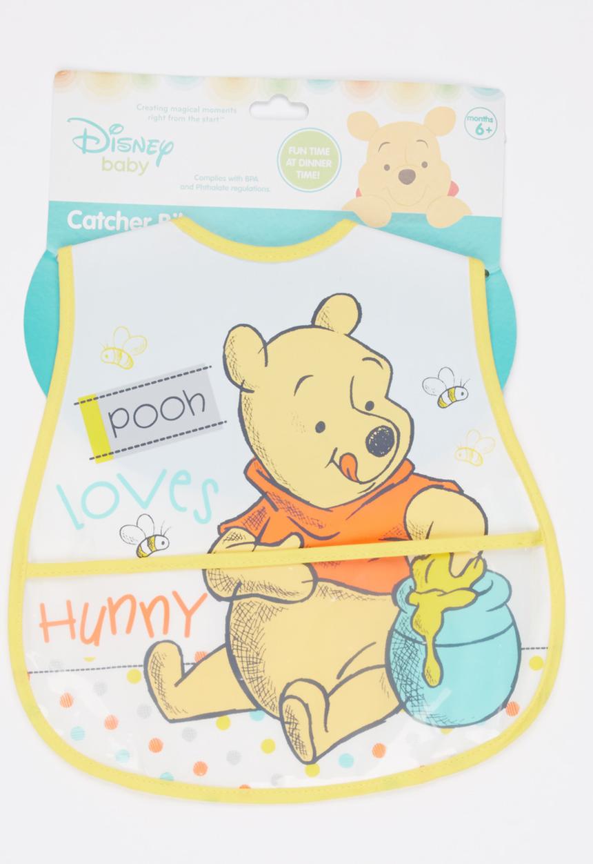 Character Baby - Pooh Bear Bib Catcher Yellow