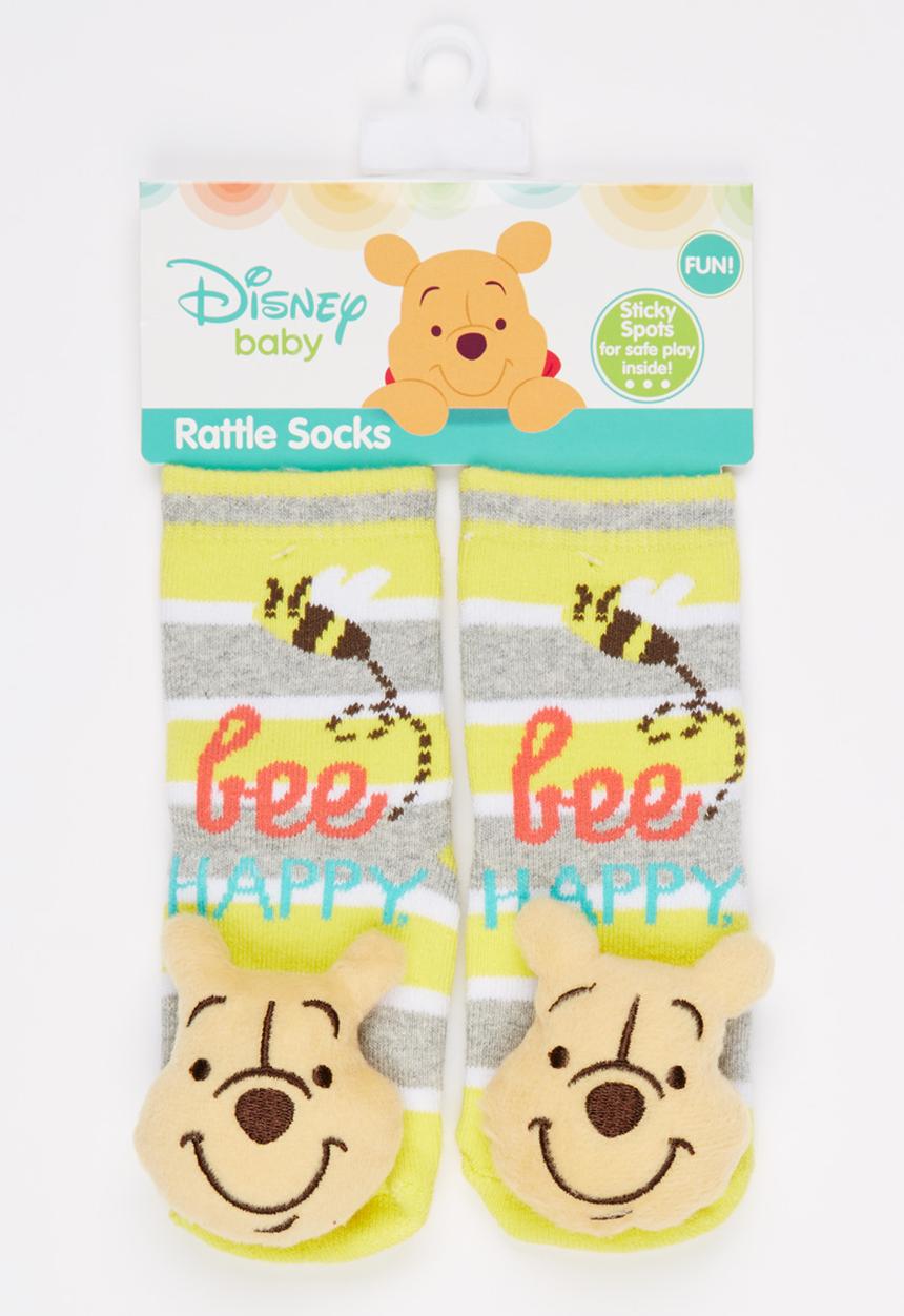 Character Baby - Pooh Bear Rattle Sock Multi-colour