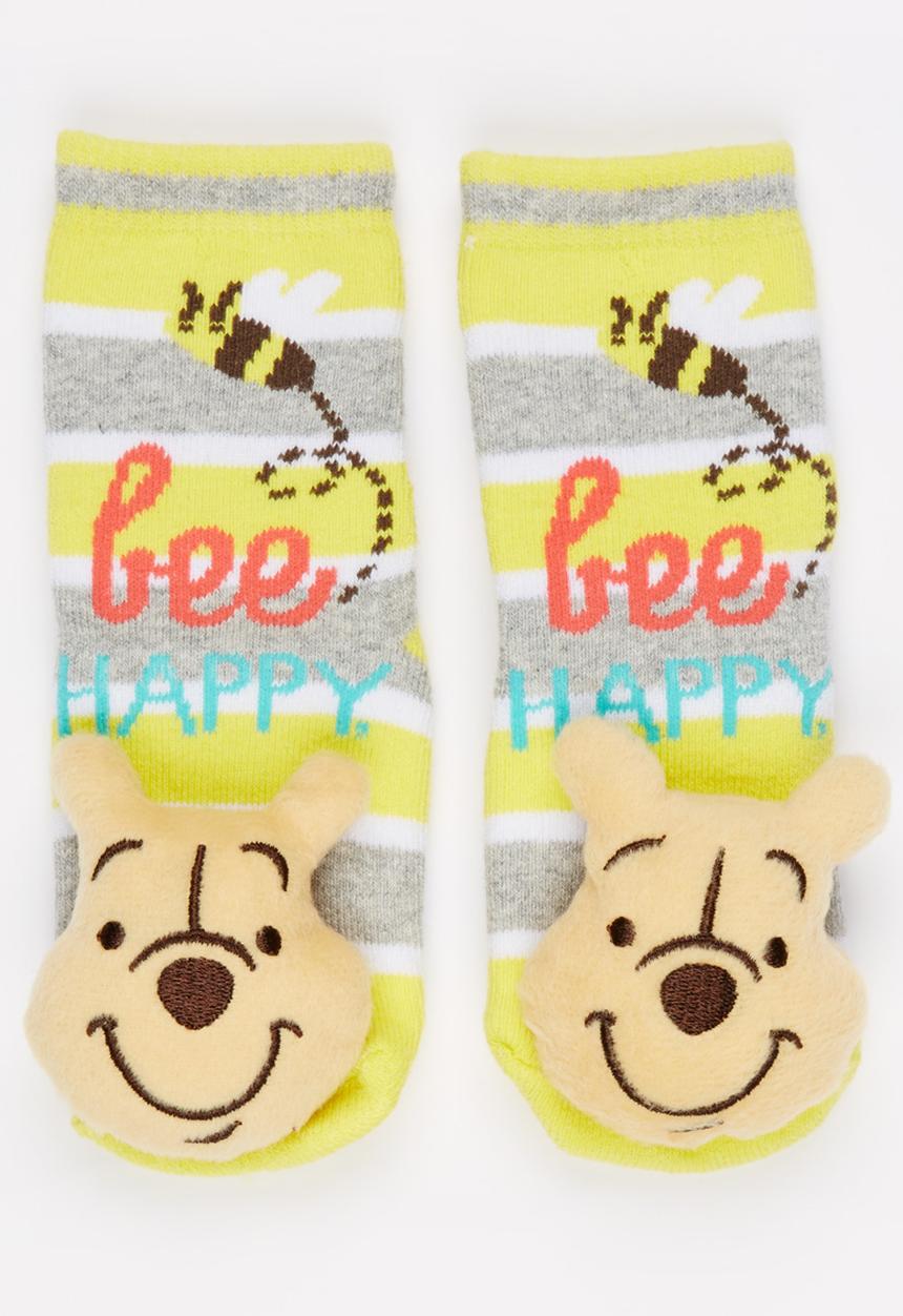 Character Baby - Pooh Bear Rattle Sock Multi-colour