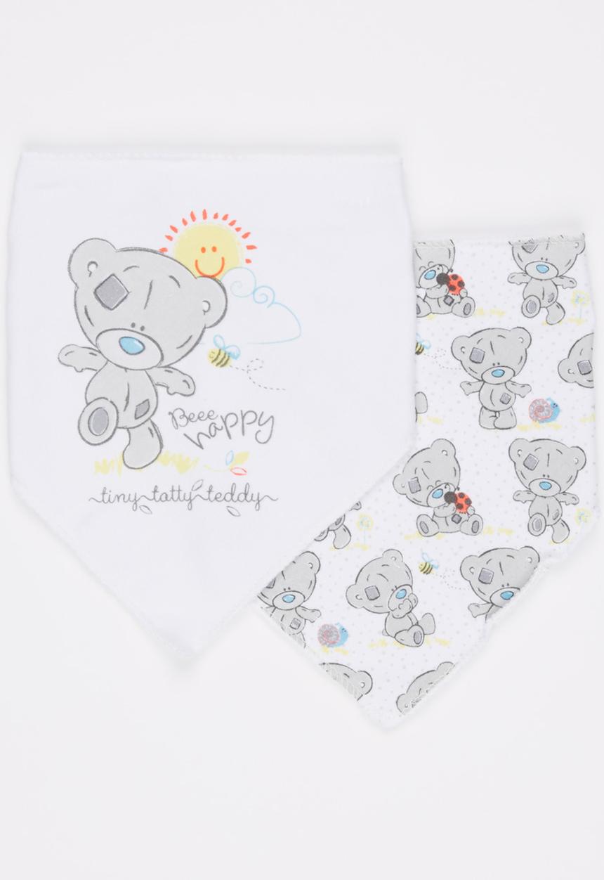 Character Baby - Tatty Teddy 2 Pack Bandana Bib Multi-colour