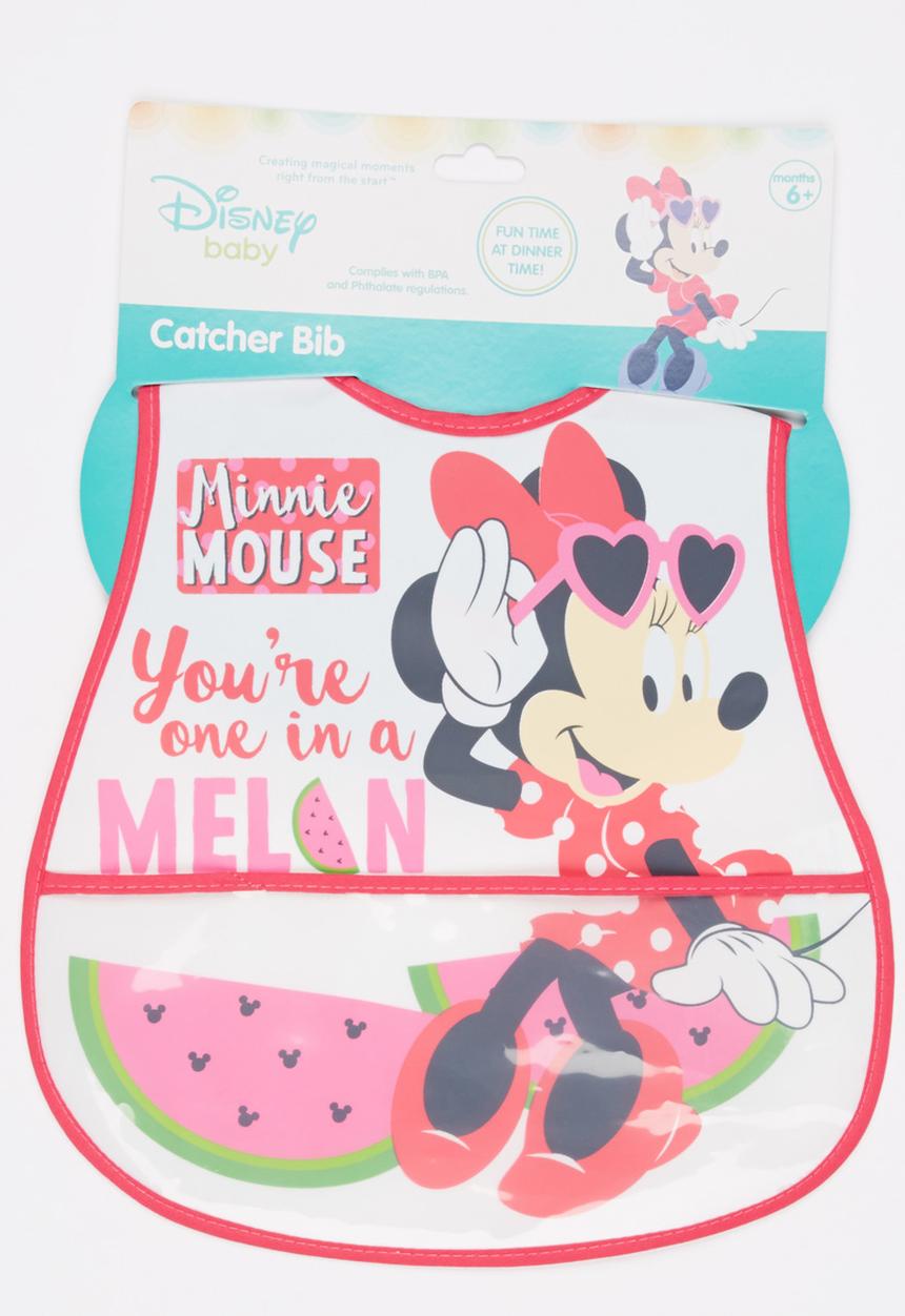 Character Baby - Minnie Bib Catcher Dark Pink