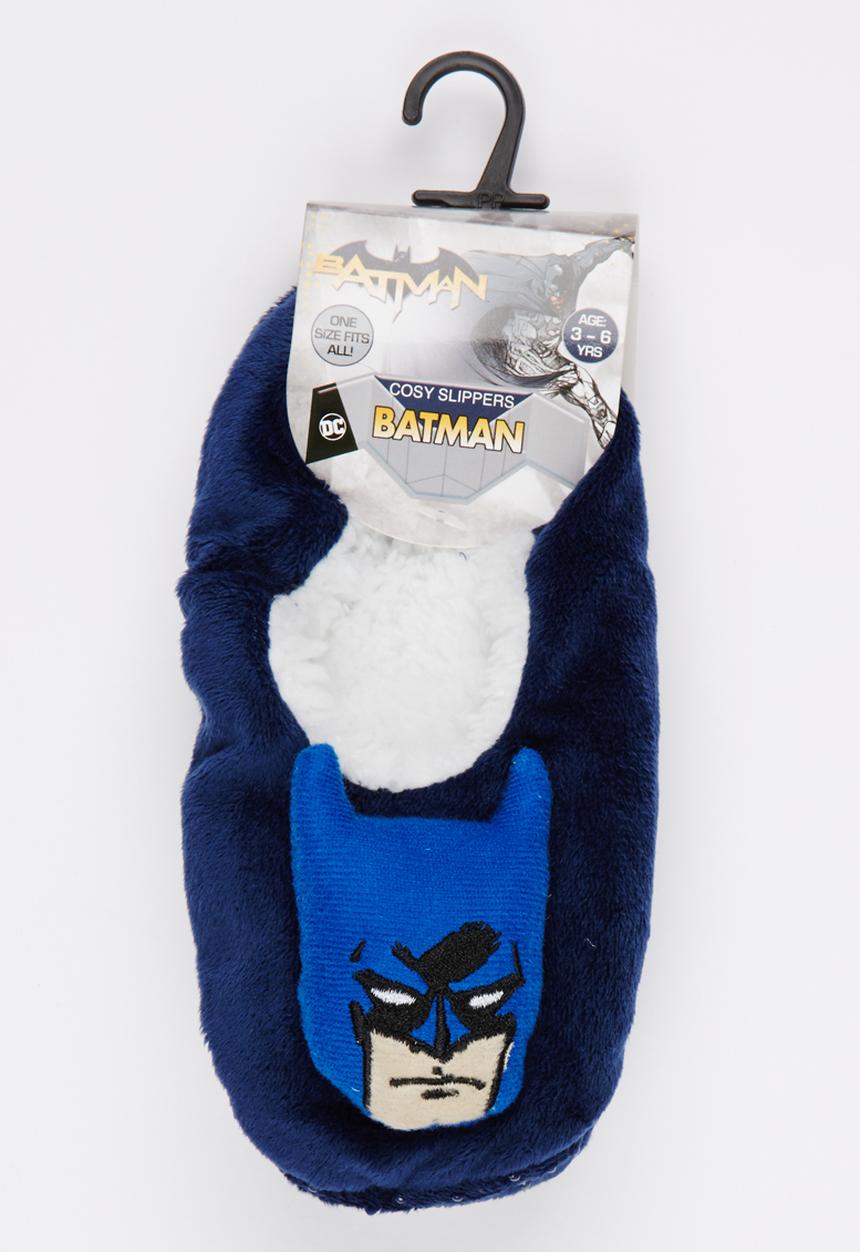 Character Fashion - Batman Sherpa Slippers Multi-colour