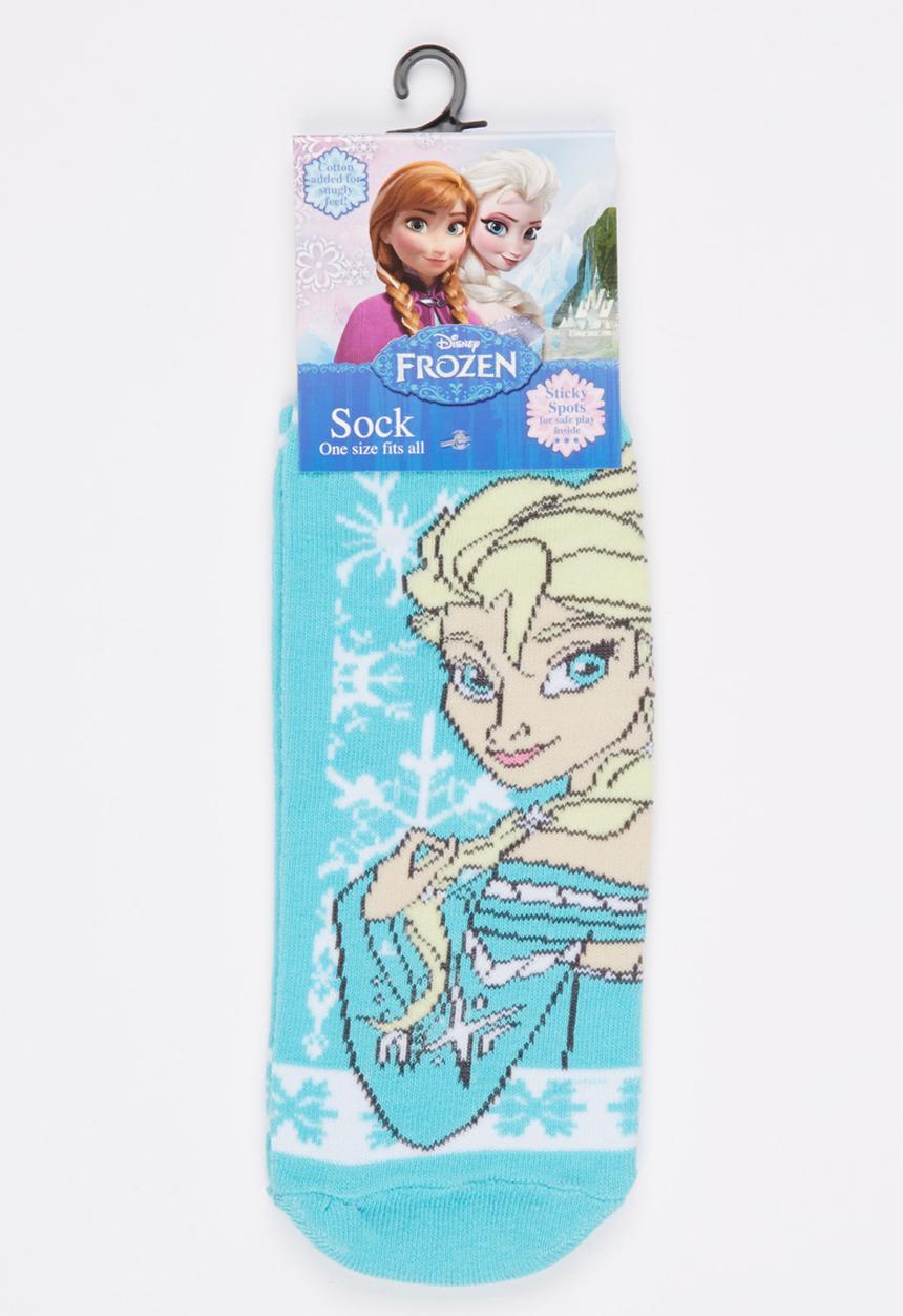 Character Fashion - Frozen Slipper Sock Blue