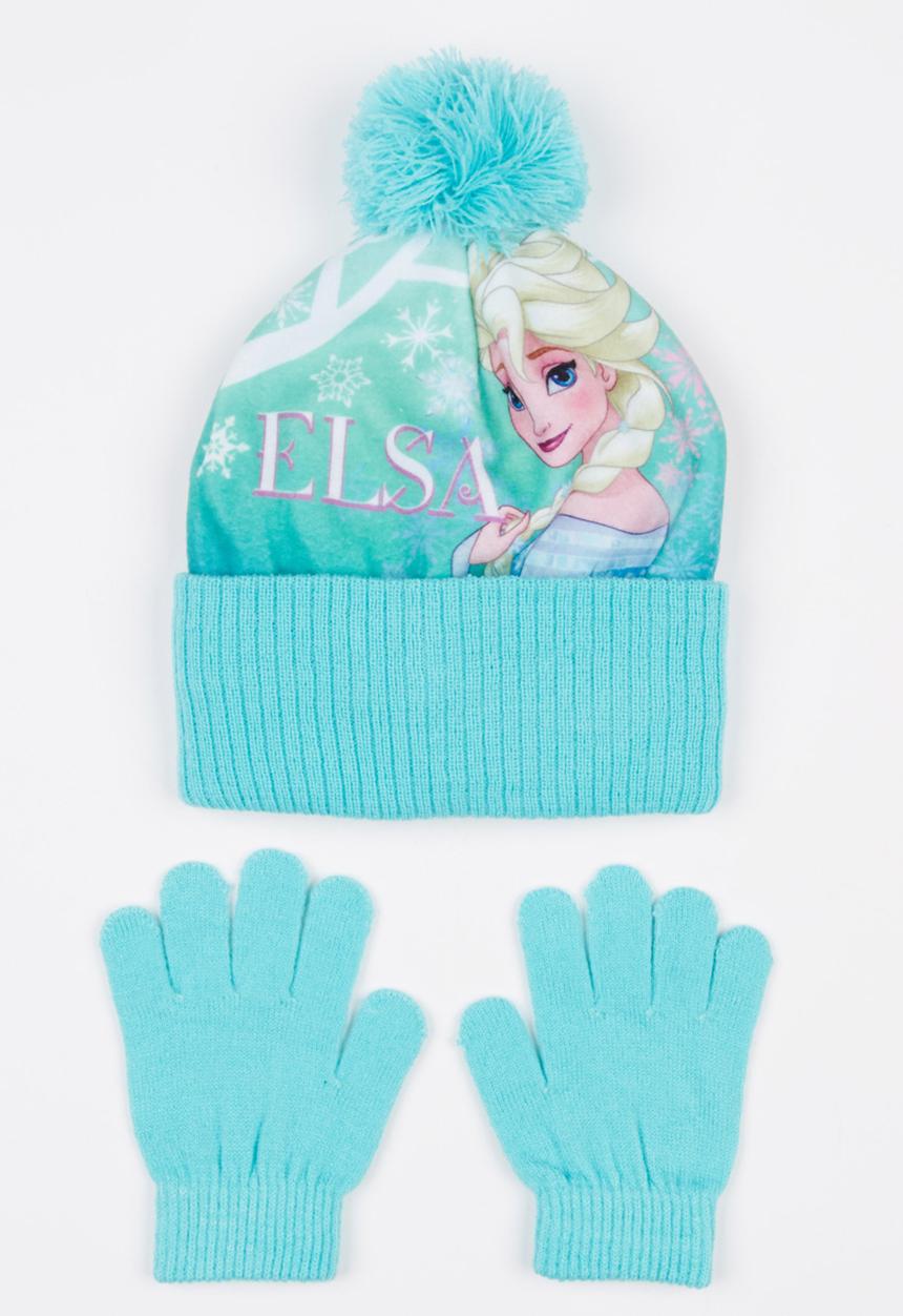Character Fashion - Frozen Beanie and Glove Set Multi-colour