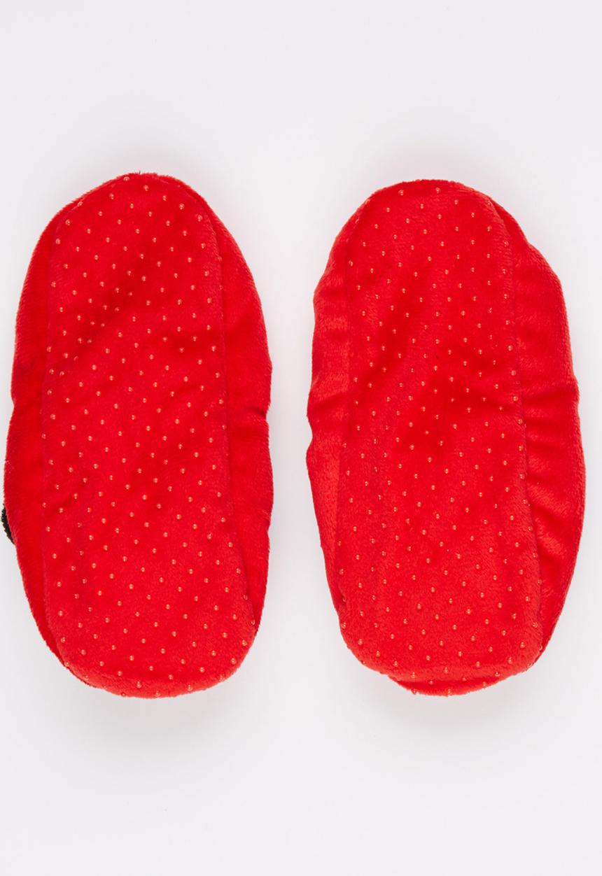 Character Fashion - Minnie Mouse Sherpa Slippers Multi-colour